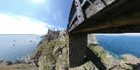 Couleurs de Bretagne en Côtes d'Armor le pont levis du fort La Latte - 22240 Le fort La Latte - couleursdebretagne.fr